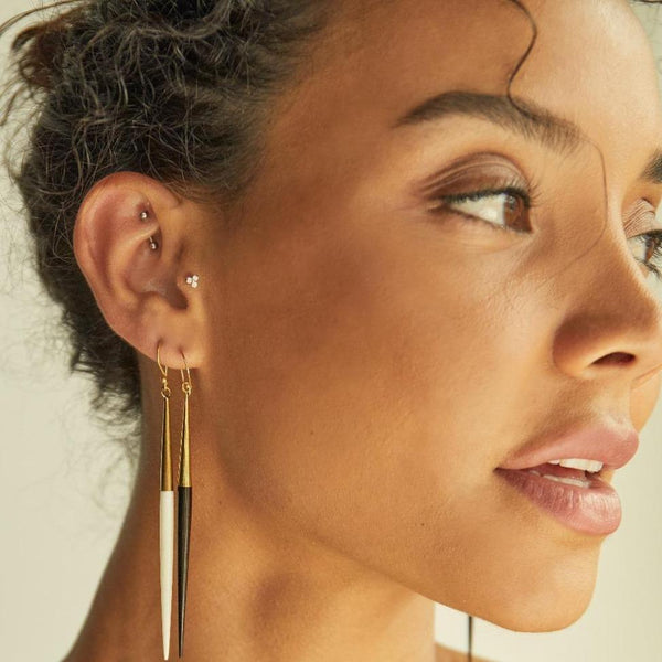 Soko Capped Quill Dangle Earrings Earrings