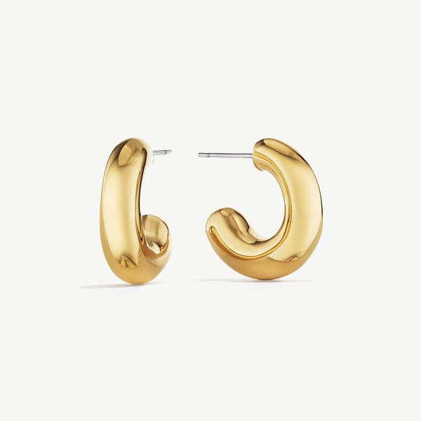 soko Chunky Dash Hoops Earrings