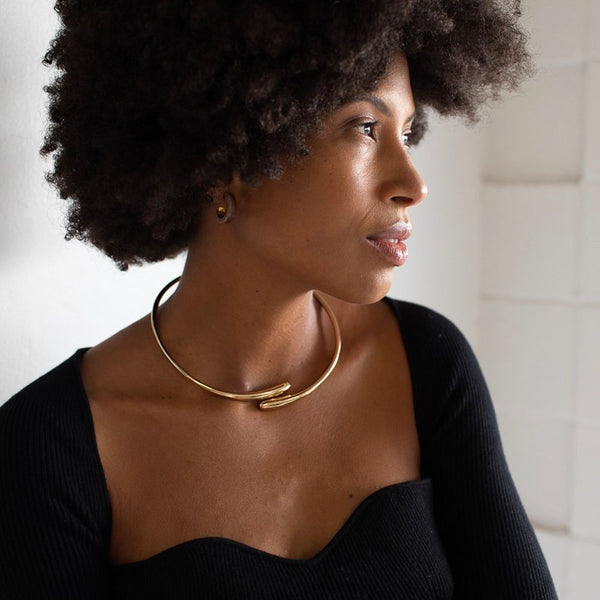 Soko Dash Hinge Wrap Choker Necklace Necklace