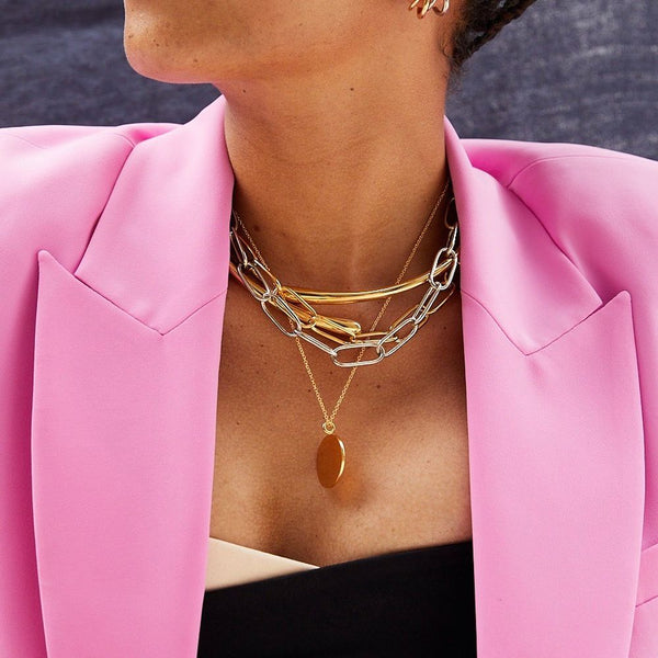 Soko Dash Hinge Wrap Choker Necklace Necklace