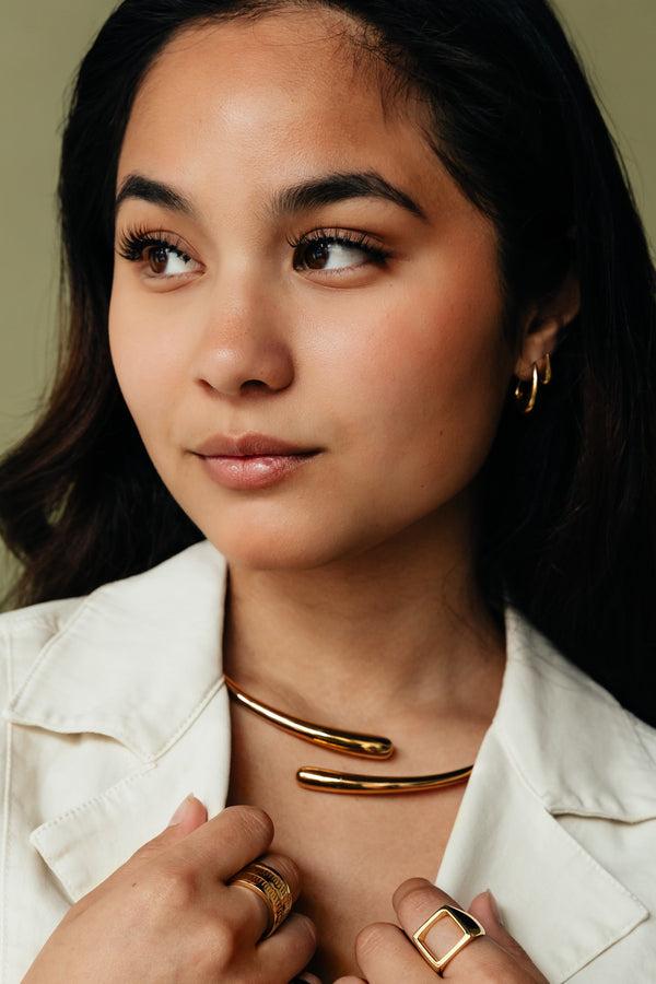 Soko Dash Hinge Wrap Choker Necklace Necklace