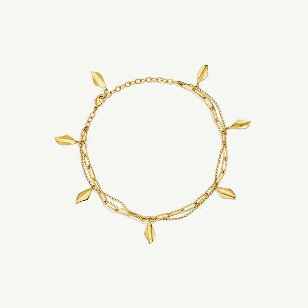 soko Delicate Bidu Layered Anklet Sale