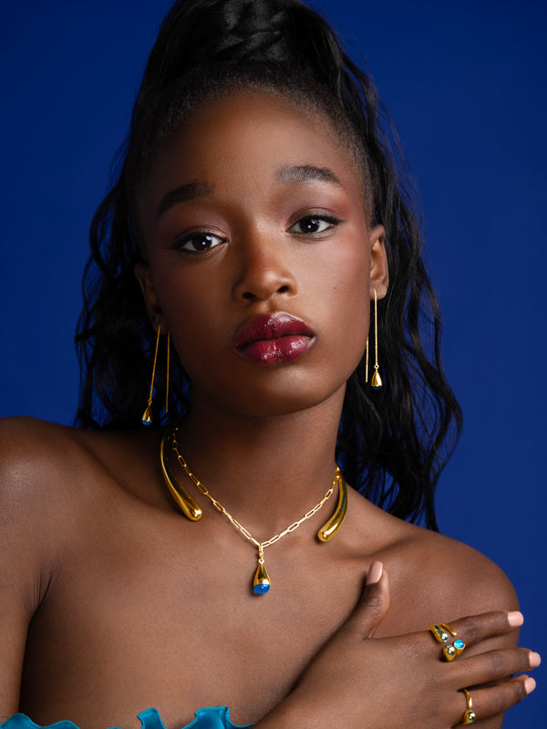 Soko Glass Delicate Dash Ring Sale