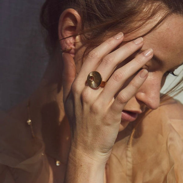 Soko Jua Open Statement Ring Ring