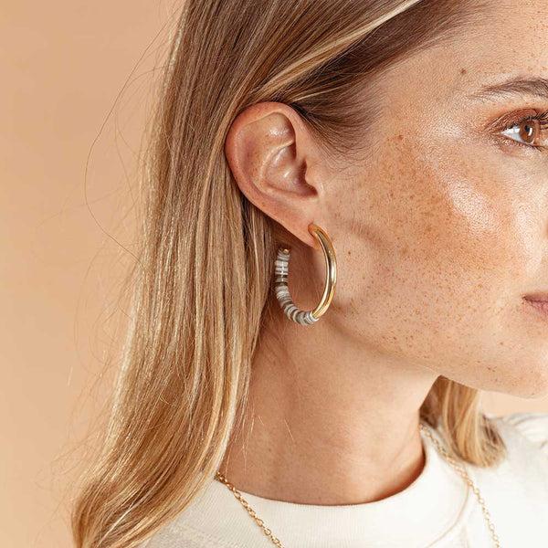 Soko Karamu Horn Hoop Earrings Earrings