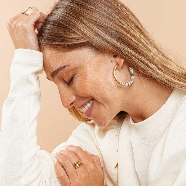 Soko Karamu Horn Hoop Earrings Earrings