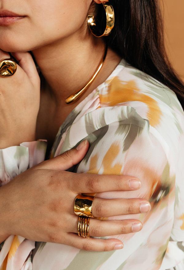 Soko Layered Strand Ring Ring