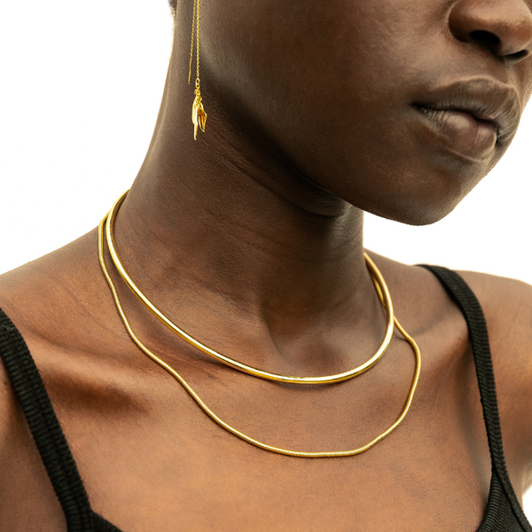 Soko Nyoka Layered Choker Necklace Necklace