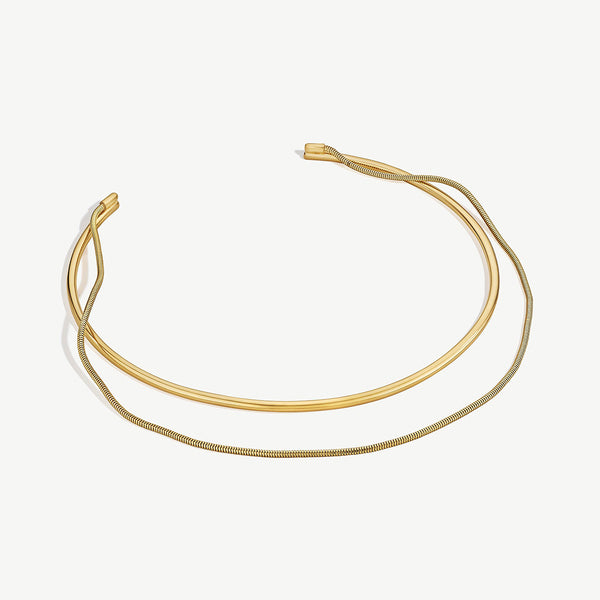 soko Nyoka Layered Choker Necklace Necklace