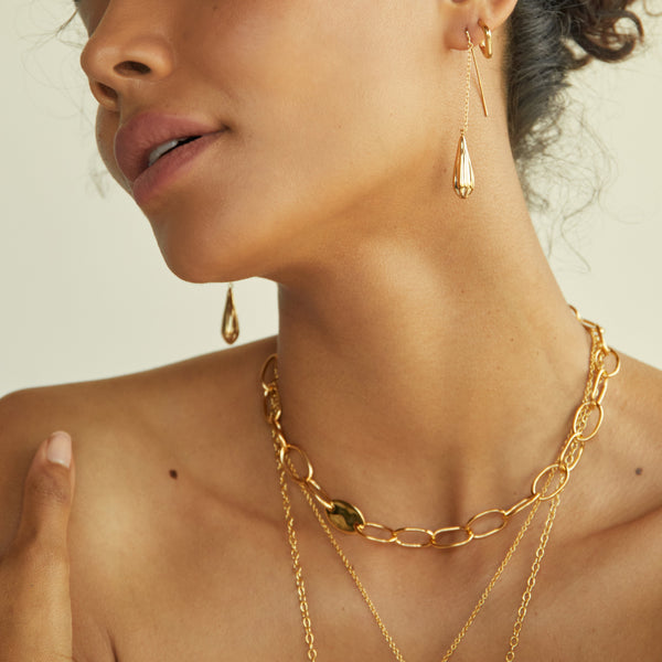 Soko Shujaa Threader Earrings Sale