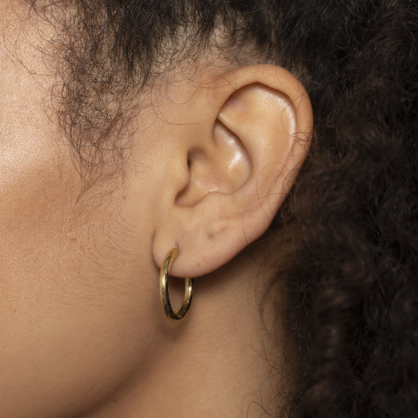 Soko Small Hammered Hoop Earrings Earrings