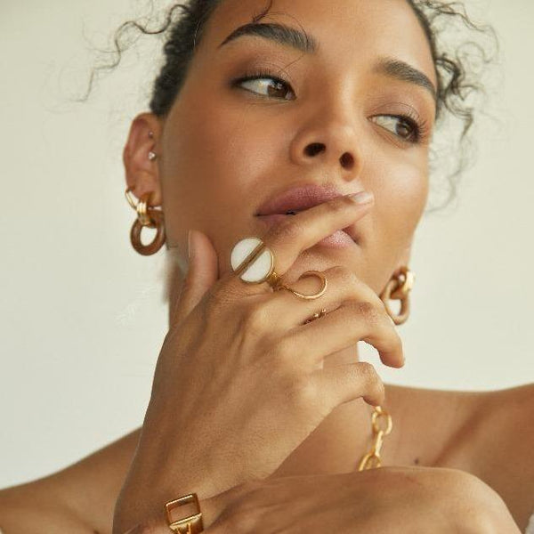 Soko Split Moon Ring Sale