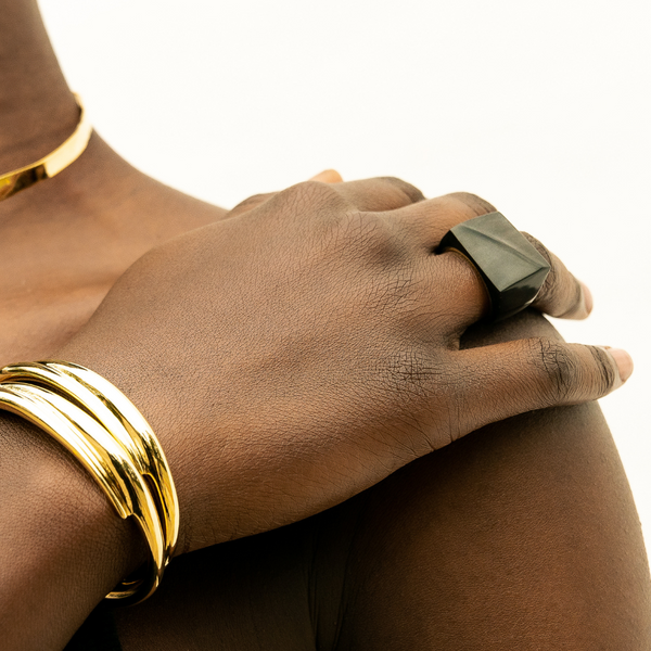 Soko Sura Horn Statement Ring Ring