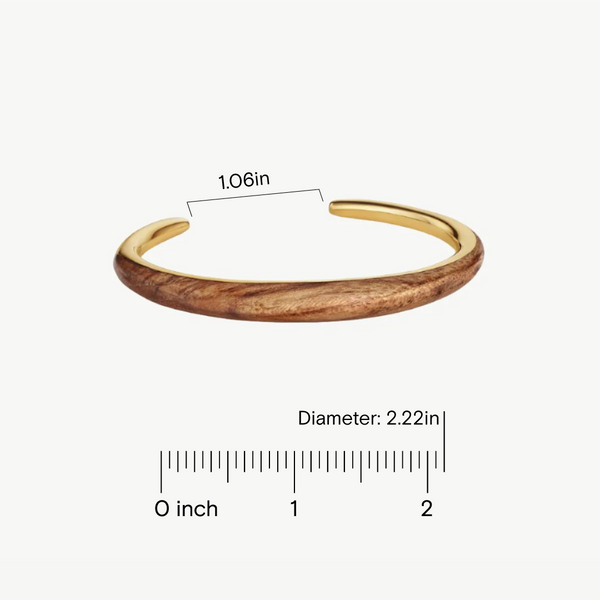 Soko Teak Sabi Outline Cuff Bracelet Bracelet