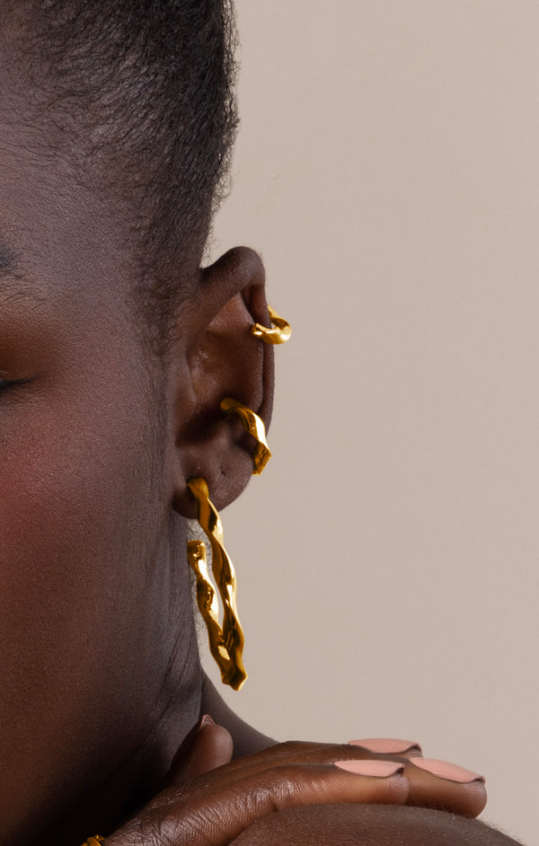 Soko Twist Hoop Earring Earrings