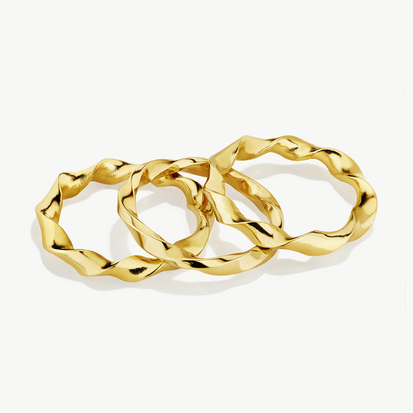 soko Twist Infinity Stacking Rings Sale