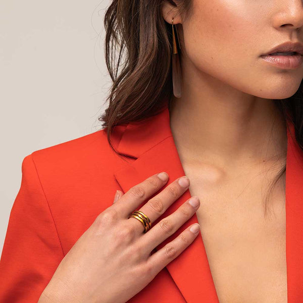 Soko Twist Stacked Rings Sale