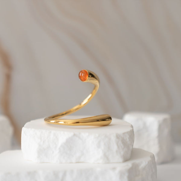 Soko Twisted Glass Dash Cuff Bracelet