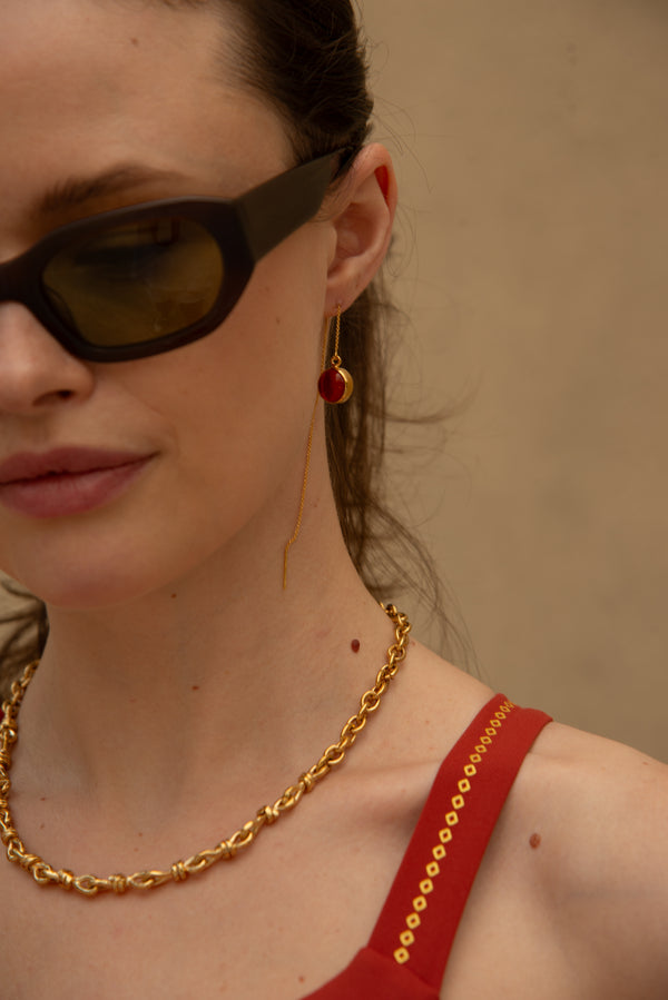 Soko Umbo Chain Threader Earrings Earrings