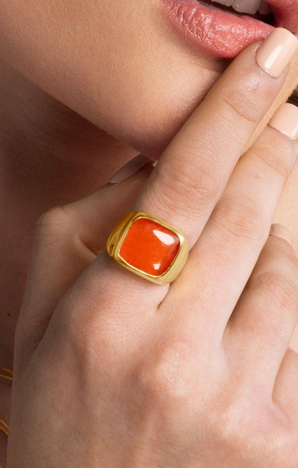 Soko Umbo Square Statement Ring Sale