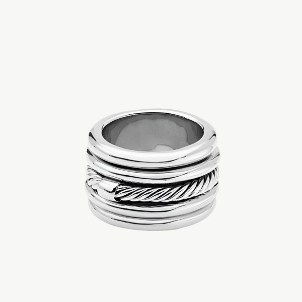 Soko Uzi Spinner Statement Ring Ring