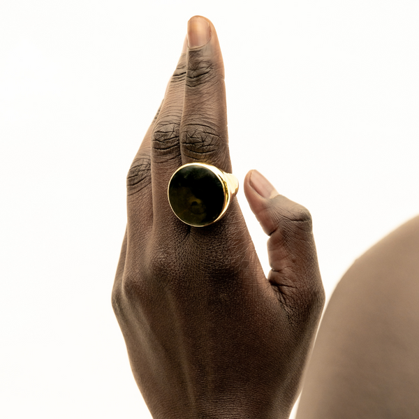 Soko Wazi Horn Statement Ring Ring