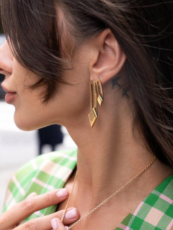Soko Tuliza Maxi Sliding Spinner Mental Health Drop Earrings Earrings