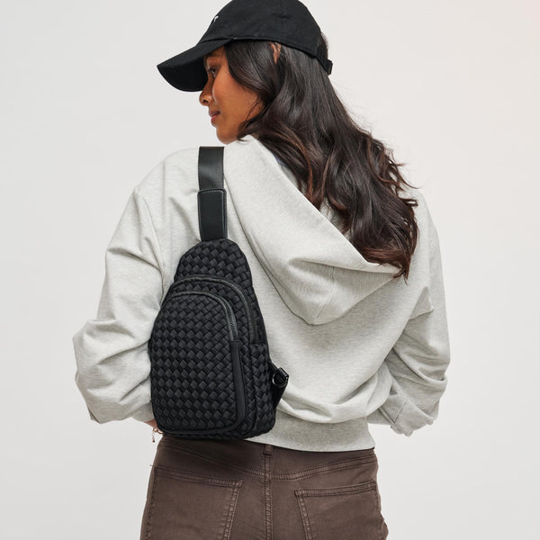 sol and selene Beyond The Horizon - Woven Neoprene Sling Backpack Sling Backpack