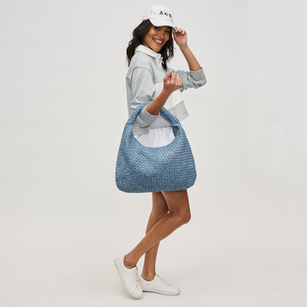 Sol And Selene Dare To Dream - Large Woven Denim Hobo Hobo