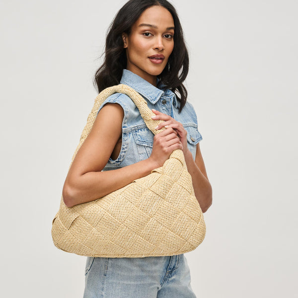 Sol And Selene Dare To Dream - Large Woven Straw Hobo Hobo