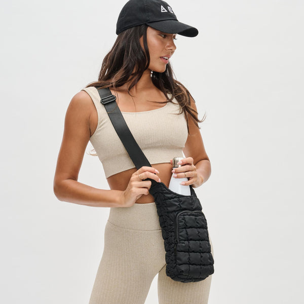 sol and selene Let It Flow - Quilted Puffer Crossbody Crossbody