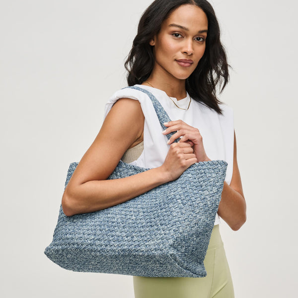 Sol And Selene Sky's The Limit - Large Denim Tote Tote