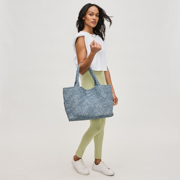 Sol And Selene Sky's The Limit - Large Denim Tote Tote