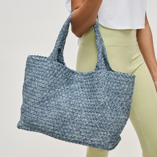 sol and selene Sky's The Limit - Large Denim Tote Tote