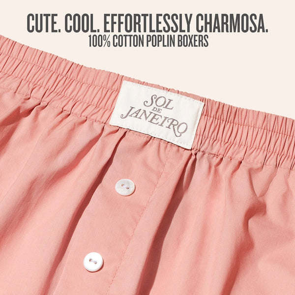 Sol De Janeiro Rosa Poplin Boxer Shorts Merch