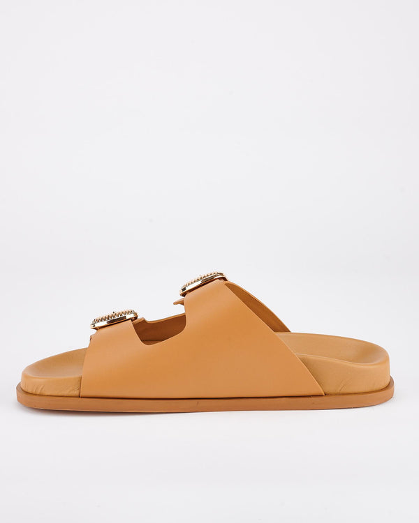 Sol Sana Amalfi Footbed Tan/Gold