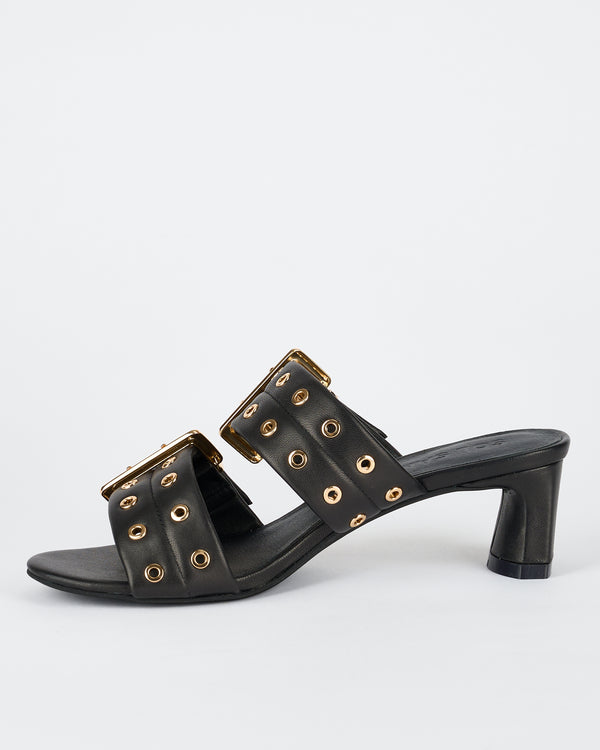 Sol Sana Bowery Heel Black/Gold