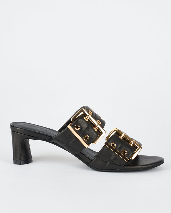 sol sana Bowery Heel Black/Gold
