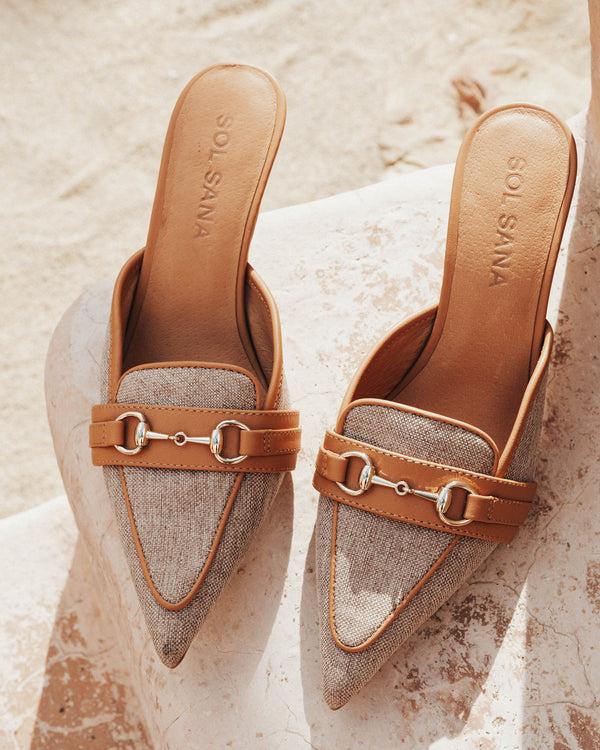 Sol Sana Carrie Mule Natural Canvas