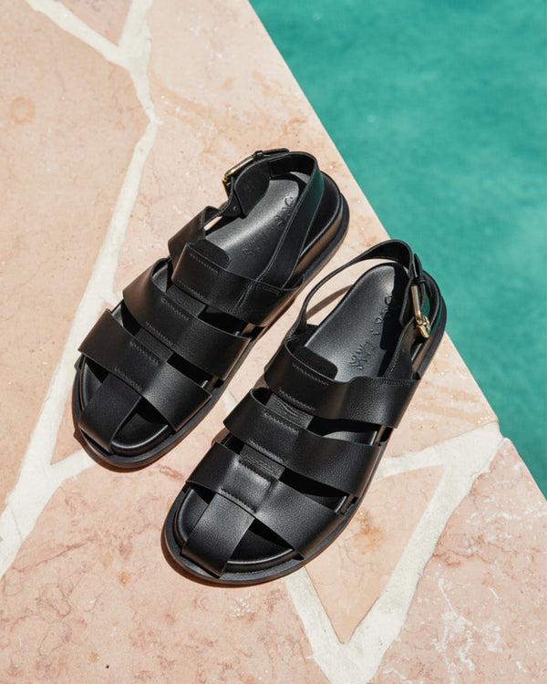 Sol Sana Celeste Footbed Black