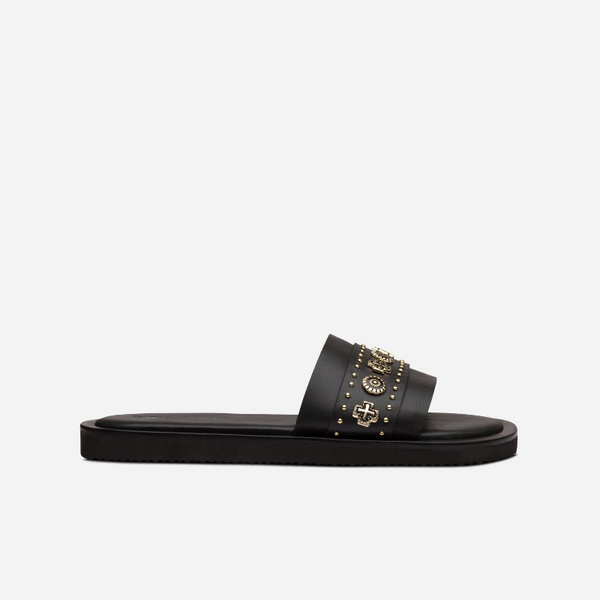 sol sana Cleo Slide Black/Gold