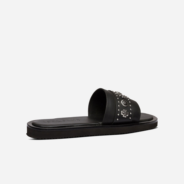 Sol Sana Cleo Slide Black/Silver