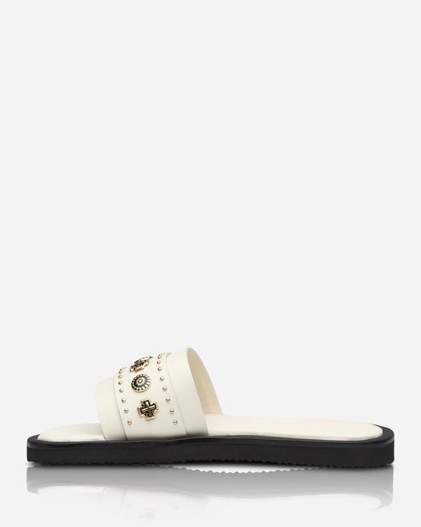 Sol Sana Cleo Slide Off White/Gold