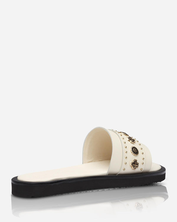 Sol Sana Cleo Slide Off White/Gold