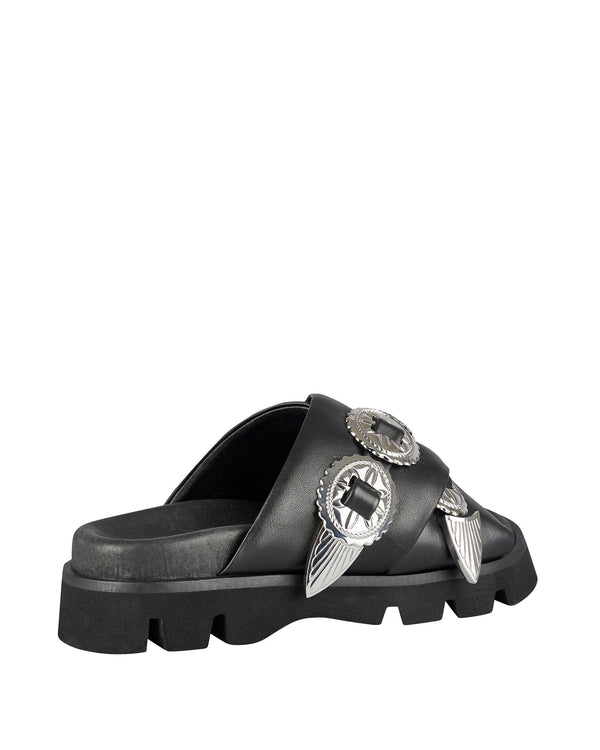 Sol Sana Concho Footbed Black/Silver
