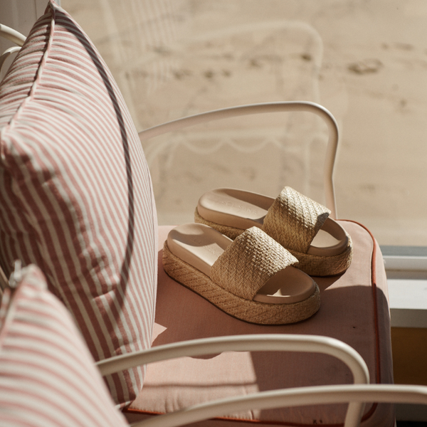 Sol Sana Dustin Flatform Natural Raffia