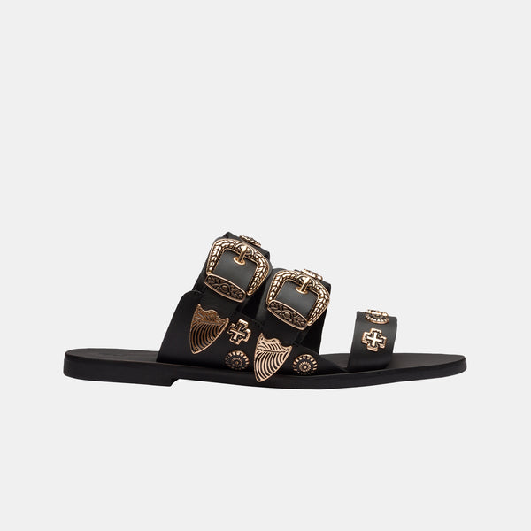 sol sana Eastwood Slide Black/Gold
