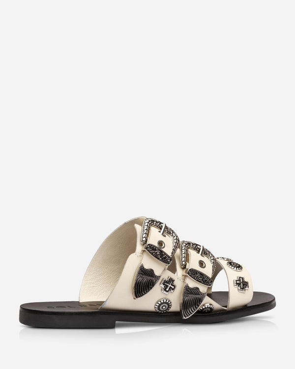 Sol Sana Eastwood Slide Off White/Silver