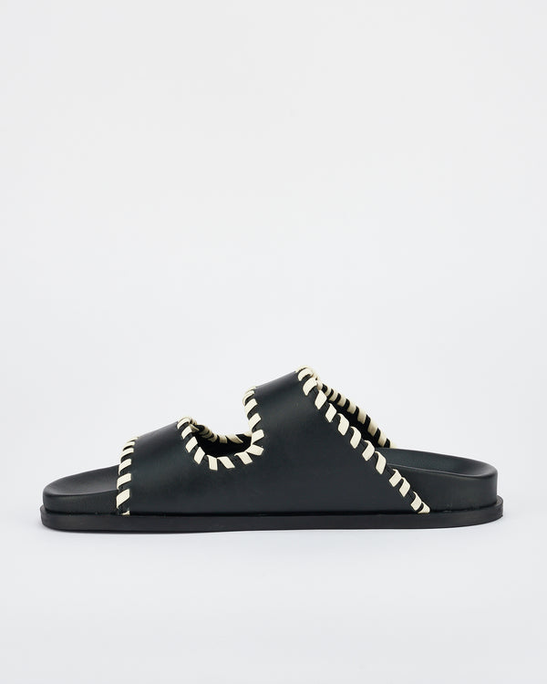 Sol Sana Fontelina Footbed Black/Off White Trim