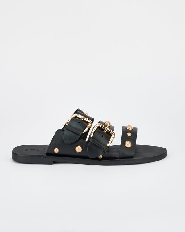 sol sana Hvar Slide Black/Gold